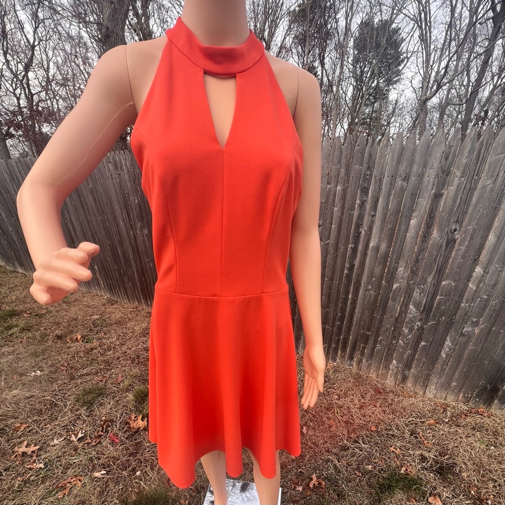 Rue de la Paix orange women’s dress size 8